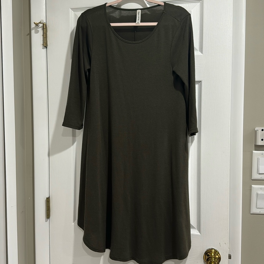 Army Green Casual Dress
